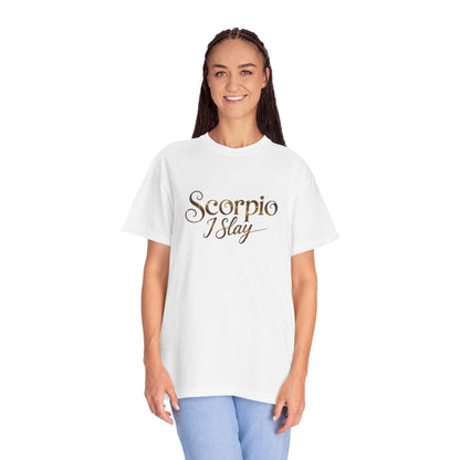 Scorpio I Slay Witchy Tee – Wicked Zodiac Shirt