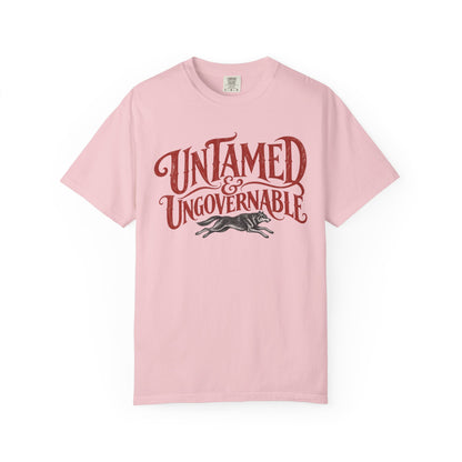 Untamed Ungovernable Vintage Rustic Boho T-Shirt | Witchy Feminist Graphic Tee