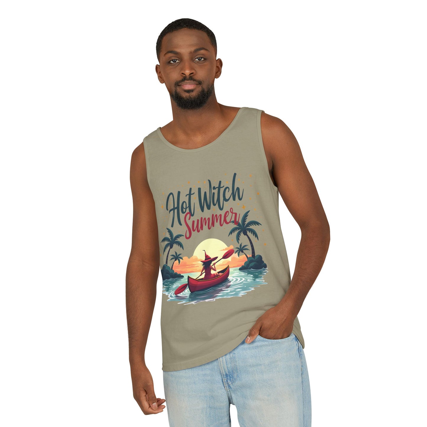 Hot Witch Summer - Canoe Witch Unisex Tank