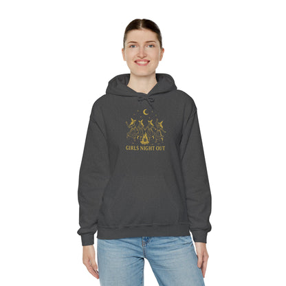 Girls Night Out – Dancing Witches Bonfire Sweatshirt | Unisex Hoodie