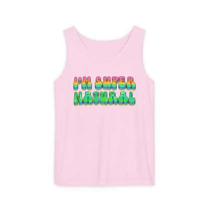 I'm Super Natural - Retro Affirmation virgo Tank Top (Unisex)