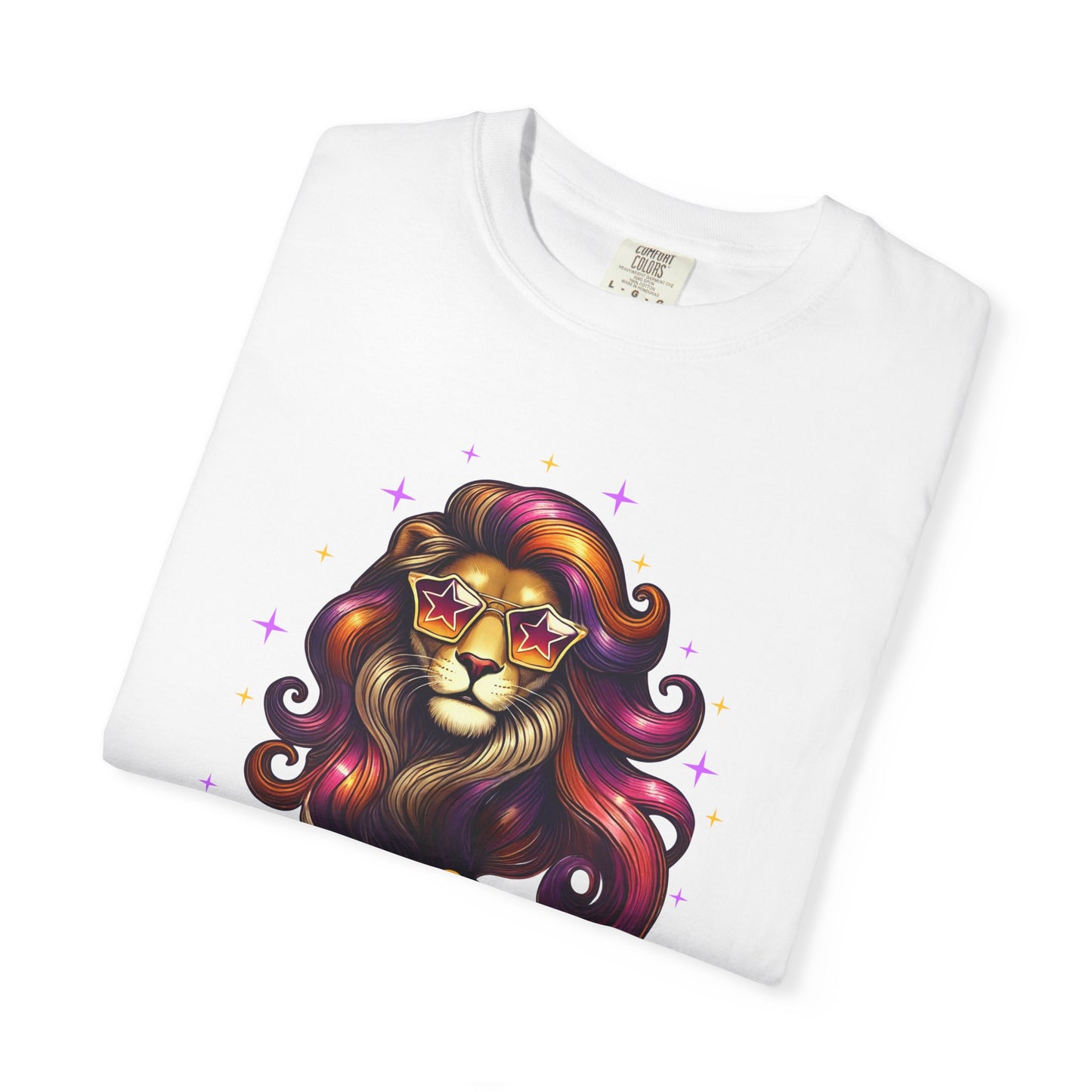 Leo Fabulous Tee – Groovy Colorful Zodiac Shirt