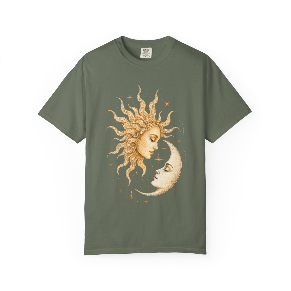 Boho Celestial Moon and Sun Unisex T-Shirt