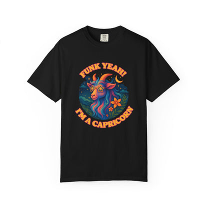 Funk Yeah! I’m a Capricorn – Retro Goat Groove Tee