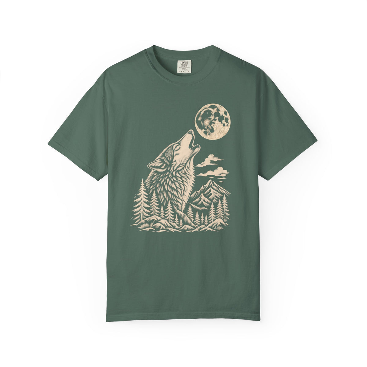 Wolf Howl T-Shirt — Moonlit Wilderness Witchy Graphic Tee