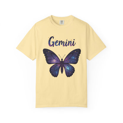 Gemini Butterfly Tee – Colorful Zodiac Shirt