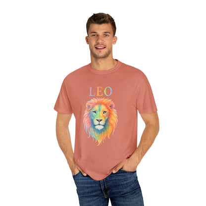 LEO Tee – Colorful Lion Zodiac Shirt