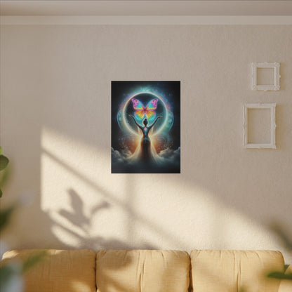 Butterfly Moon – Luminous Dream Wall Art