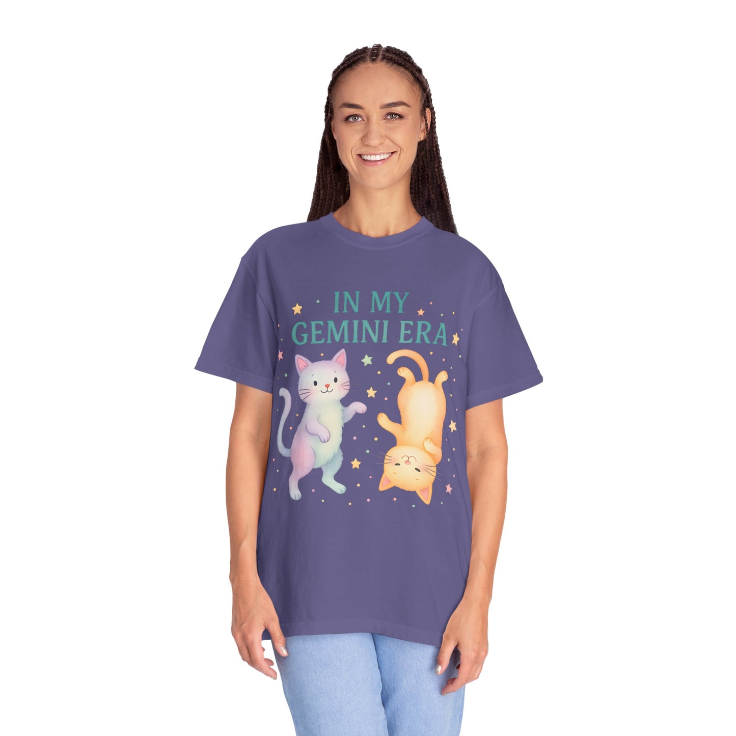 In My Gemini Era Tee – Playful Funny Cats Zodiac Shirt