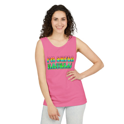 I'm Super Natural - Retro Affirmation virgo Tank Top (Unisex)