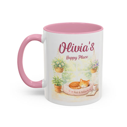 Personalized Cat Coffee Mug