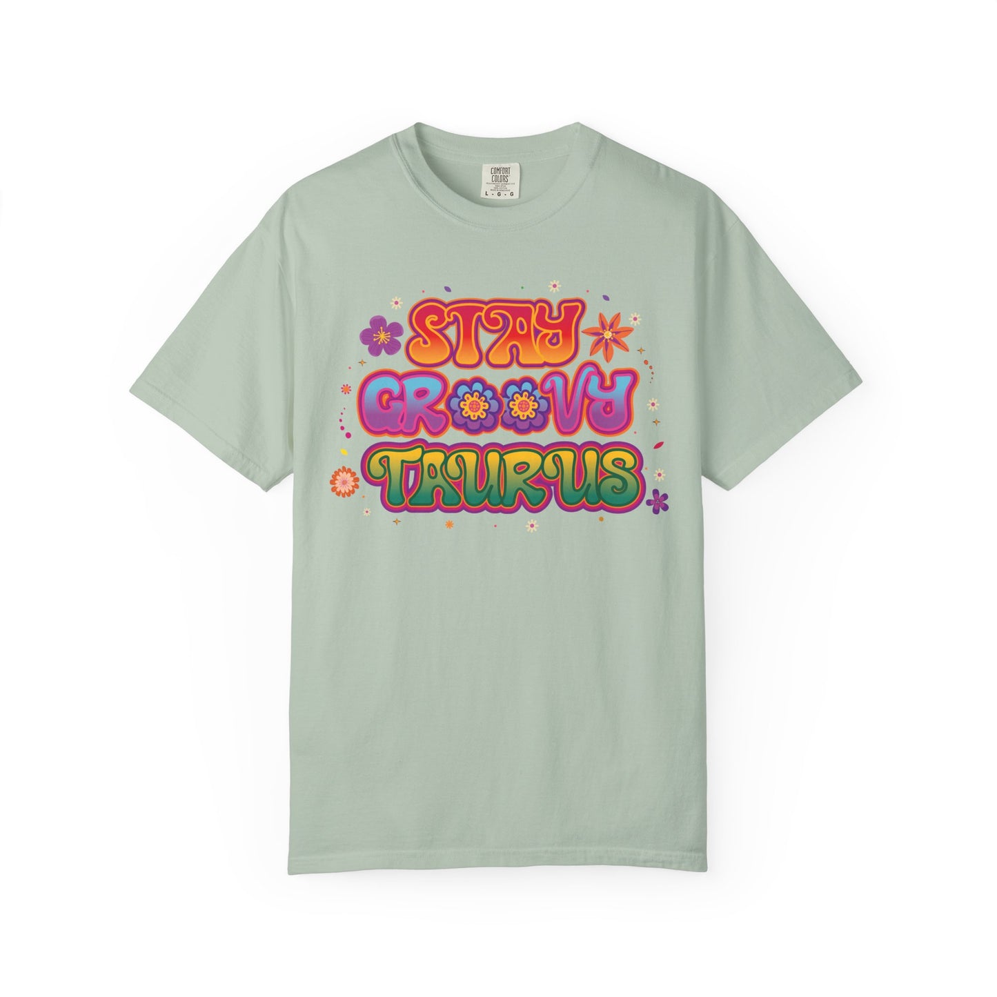 Stay Groovy Taurus  -  Vintage Retro Groovy Astrology Tee