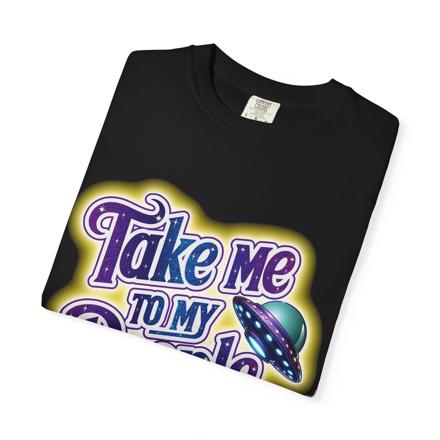 Take Me To My People Tee – Funny Retro UFO Shirt