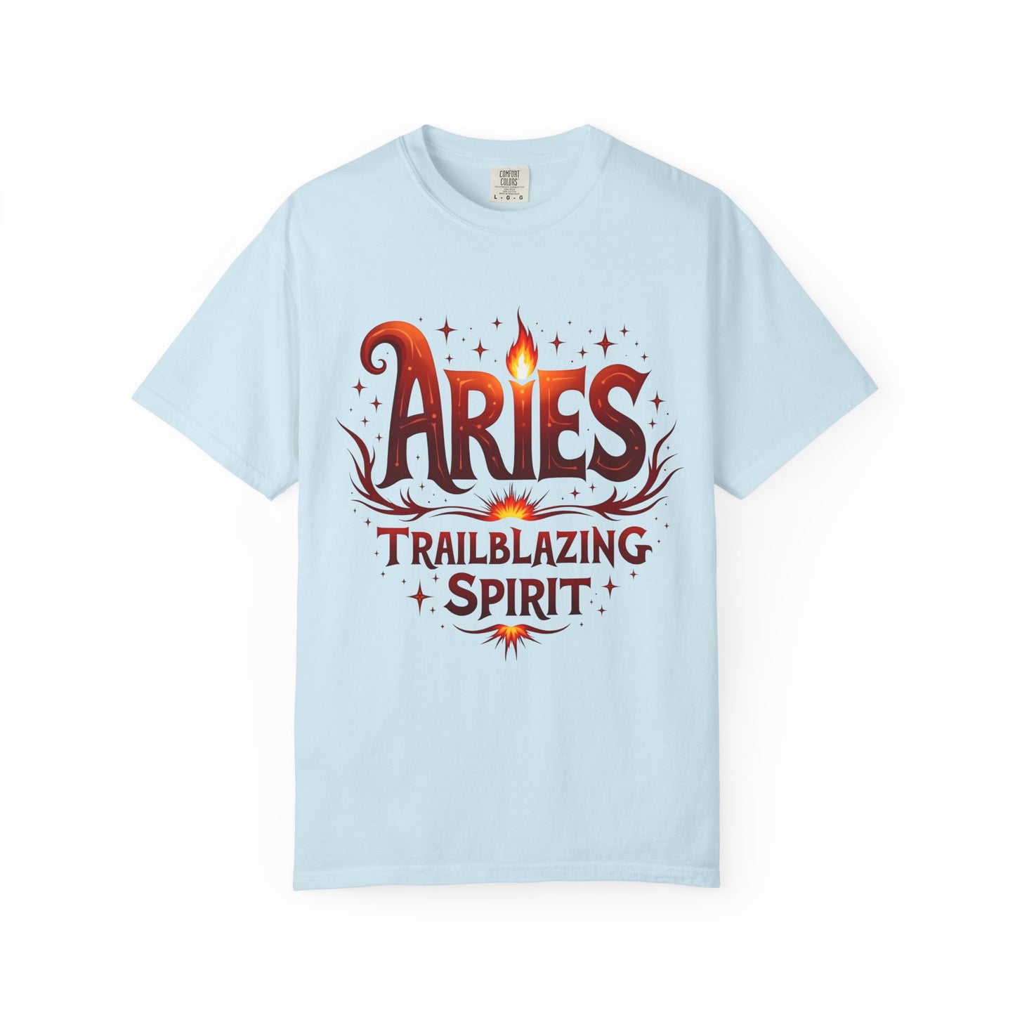 Aries Trailblazing Spirit Tee – Empowering Retro Zodiac Shirt