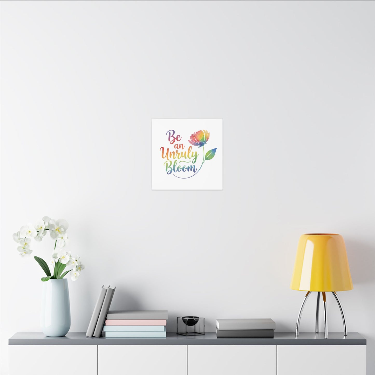 Be an Unruly Bloom – Colorful Inspirational Wall Art | Eco-friendly Canvas