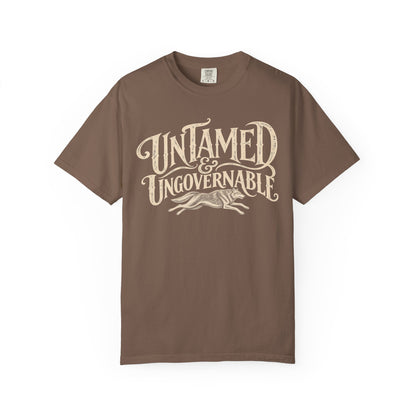 Untamed Ungovernable Vintage Western T-Shirt | Feminist Statement Tee