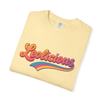 Leolicious – Retro Groovy Leo Zodiac Tee