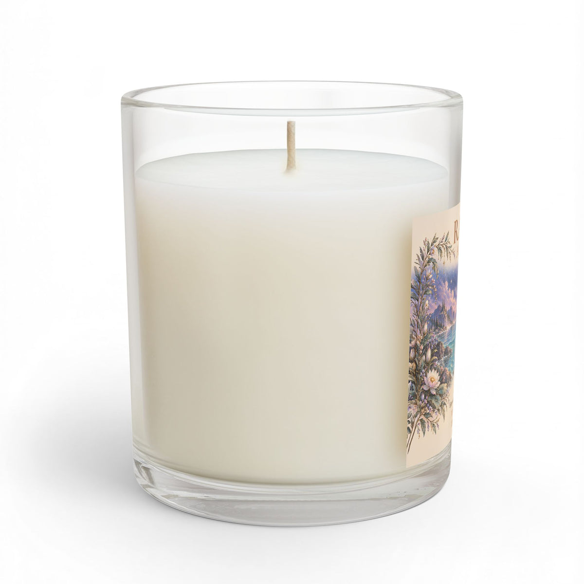 Personalized Pisces Zodiac Sign Candle