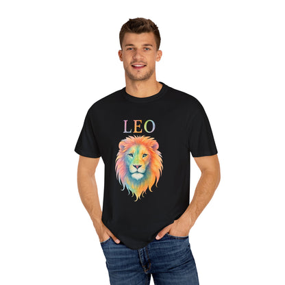 LEO Tee – Colorful Lion Zodiac Shirt