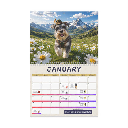 2027 Zodiac Dogs Astrology Wall Calendar