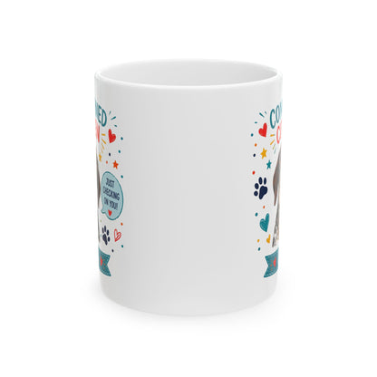 Personalized Dog Mug "Concerned Citizen" | Custom Pet Mug with Dog Photo & Name | Funny Dog Lover Gift