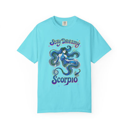 Stay Dreamy Scorpio – Mystical Mermaid Tee for the Celestial Siren