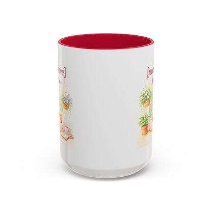 Personalized Name Cat Mug - Custom "Happy Place" Ceramic Mug for Cat Lovers