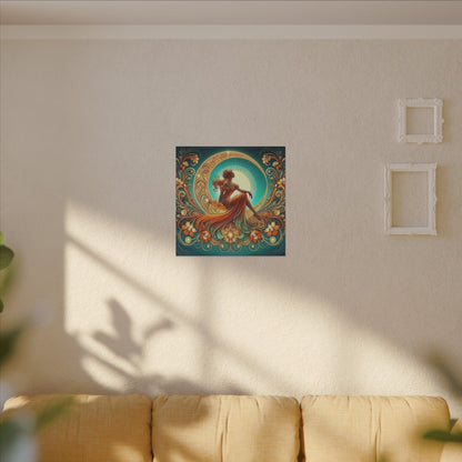 Rising Star - Glamorous Goddess Art Nouveau Wall Art