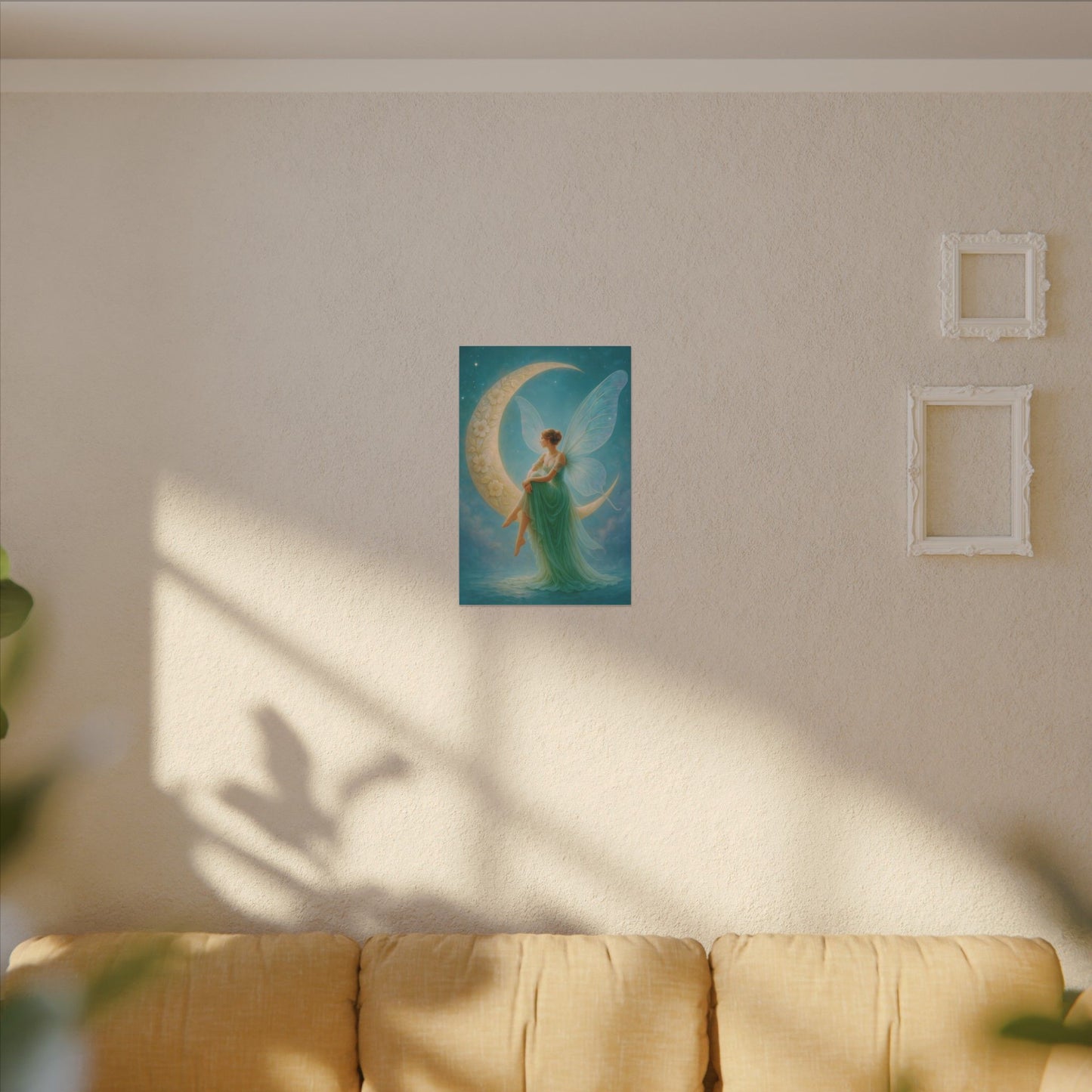 Moonlit Reverie – Art Nouveau Inspired Fairy Wall Art