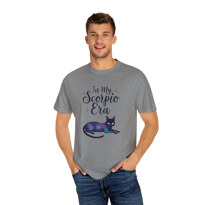 In My Scorpio Era – Mystical Black Cat Tee for the Zodiac Baddie