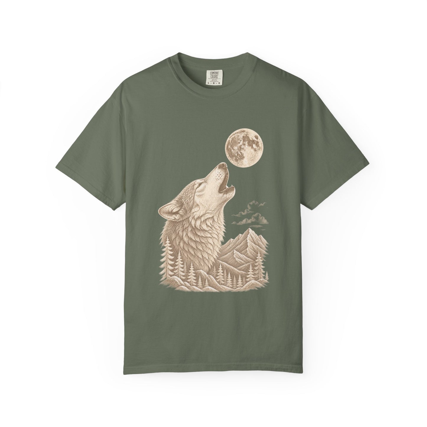 Wolf Howl T-Shirt — Moonlit Wilderness Graphic Tee