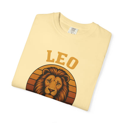 Leo Rules – Vintage Sunset Zodiac Tee