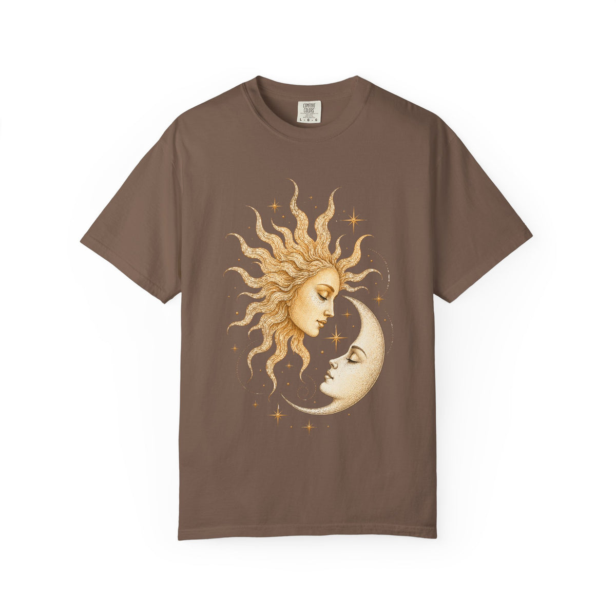 Boho Celestial Moon and Sun Unisex T-Shirt