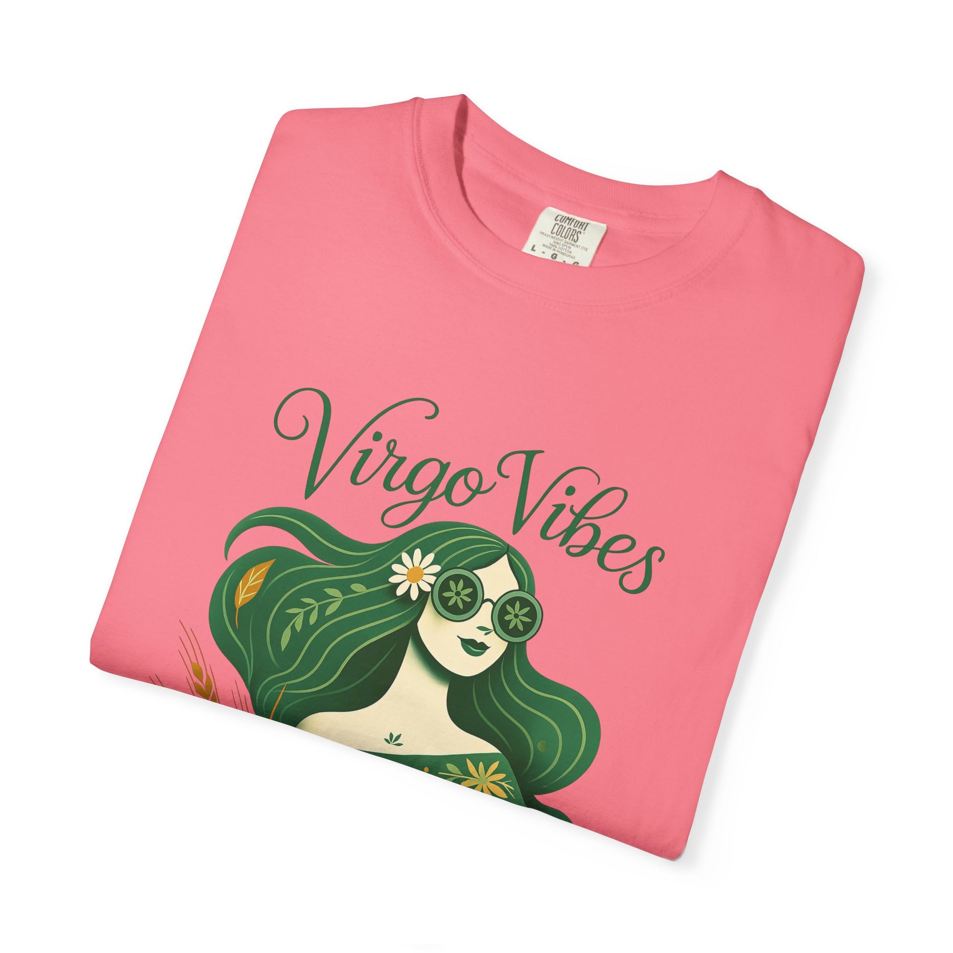 Virgo Vibes Vibrant Tee – Earthy Zodiac Shirt