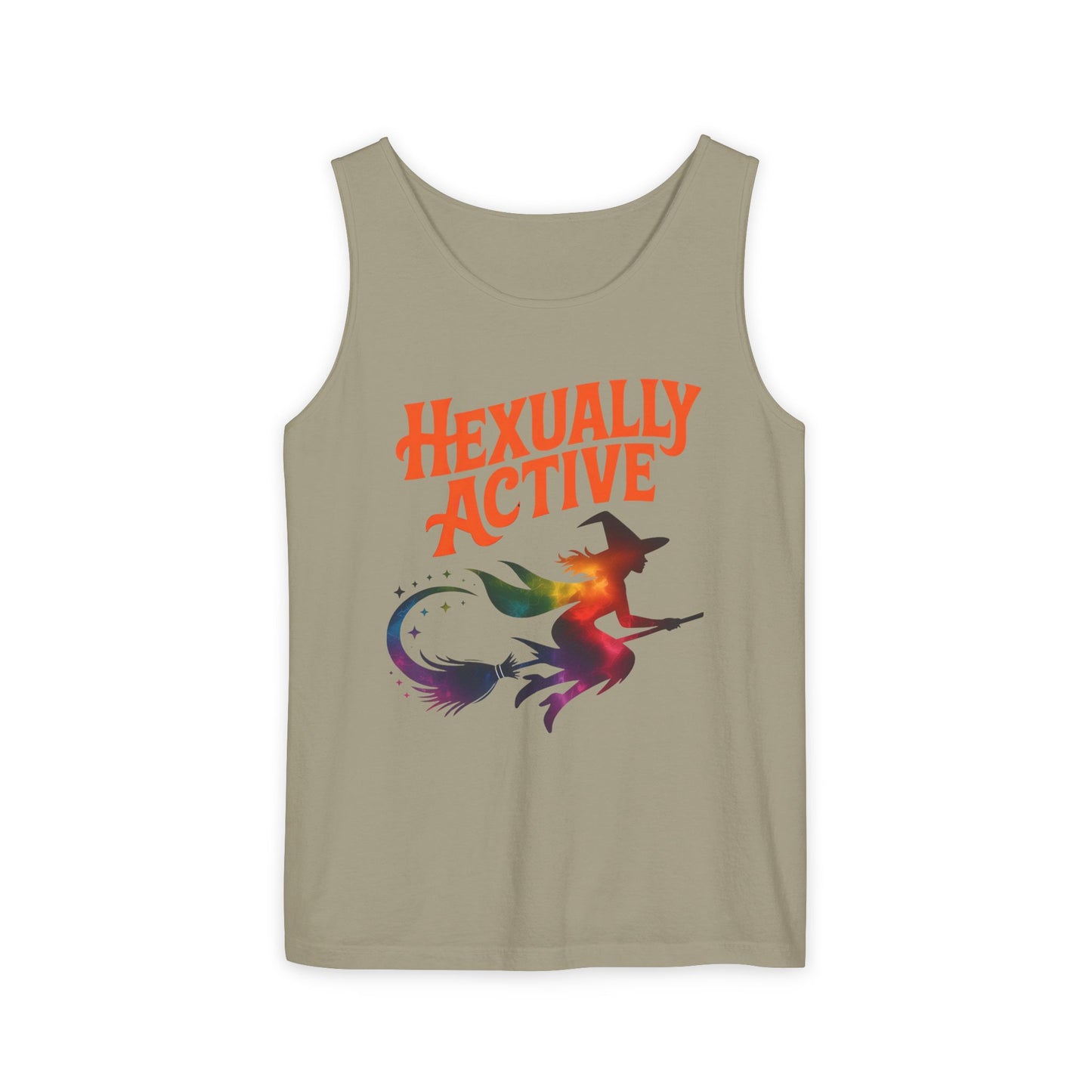 Hexually Active – Cheeky Rainbow Witch Tank