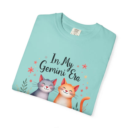 In My Gemini Era – Colorful Zodiac Cats Shirt