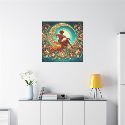 Rising Star - Glamorous Goddess Art Nouveau Wall Art