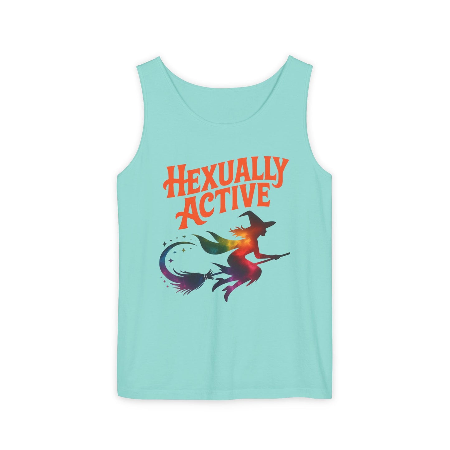 Hexually Active – Cheeky Rainbow Witch Tank