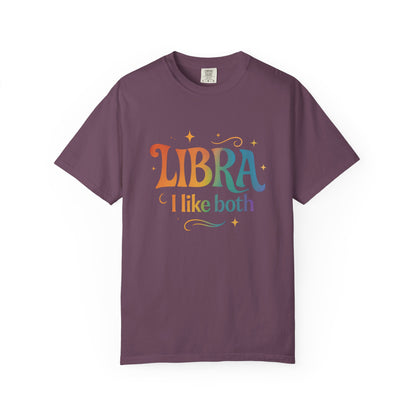Libra I Like Both Tee – Rainbow Zodiac Shirt