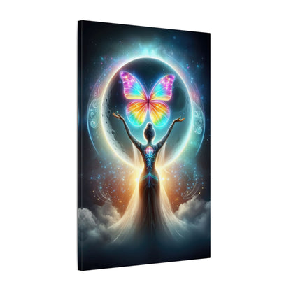 Butterfly Moon – Luminous Dream Wall Art