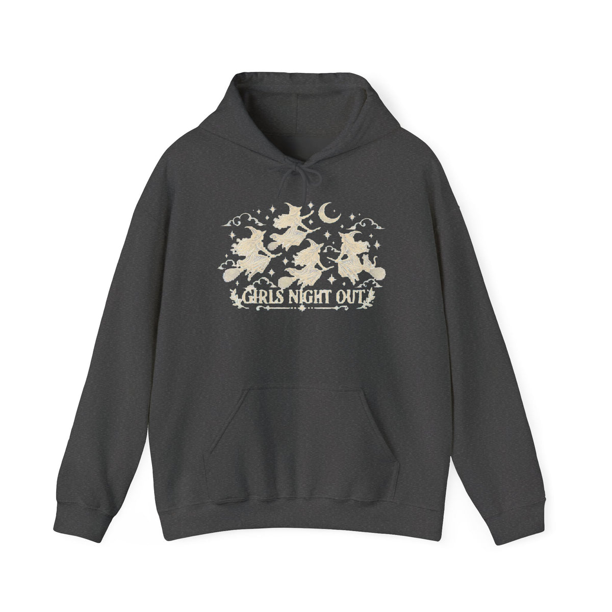 Girls Night Out Halloween Hoodie, Funny Witch Graphic Sweatshirt, Funny Halloween Pullover, Witchy Gift for Women, Spooky Season Outfit