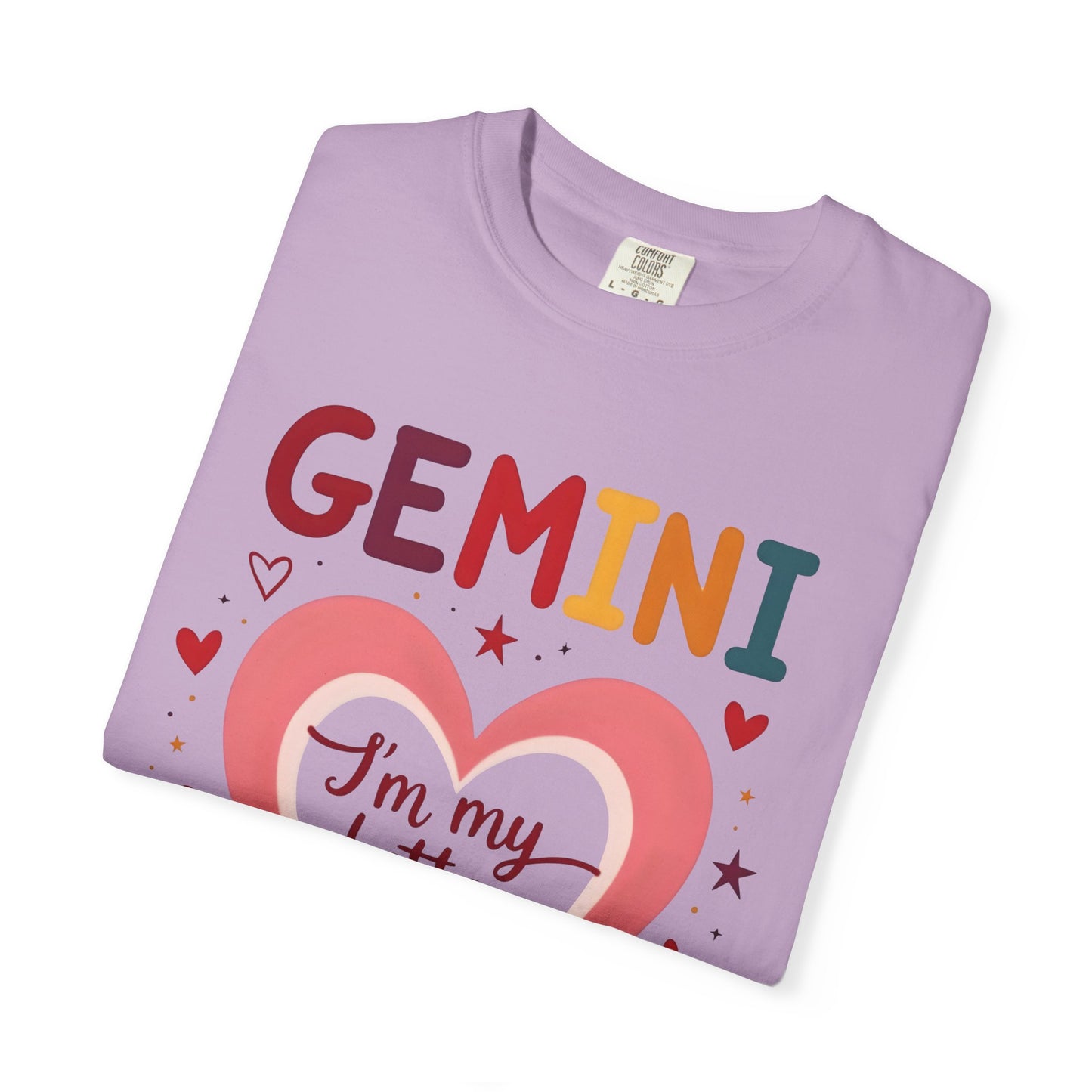 GEMINI I’m My Better Half Tee – Colorful Retro Zodiac Shirt