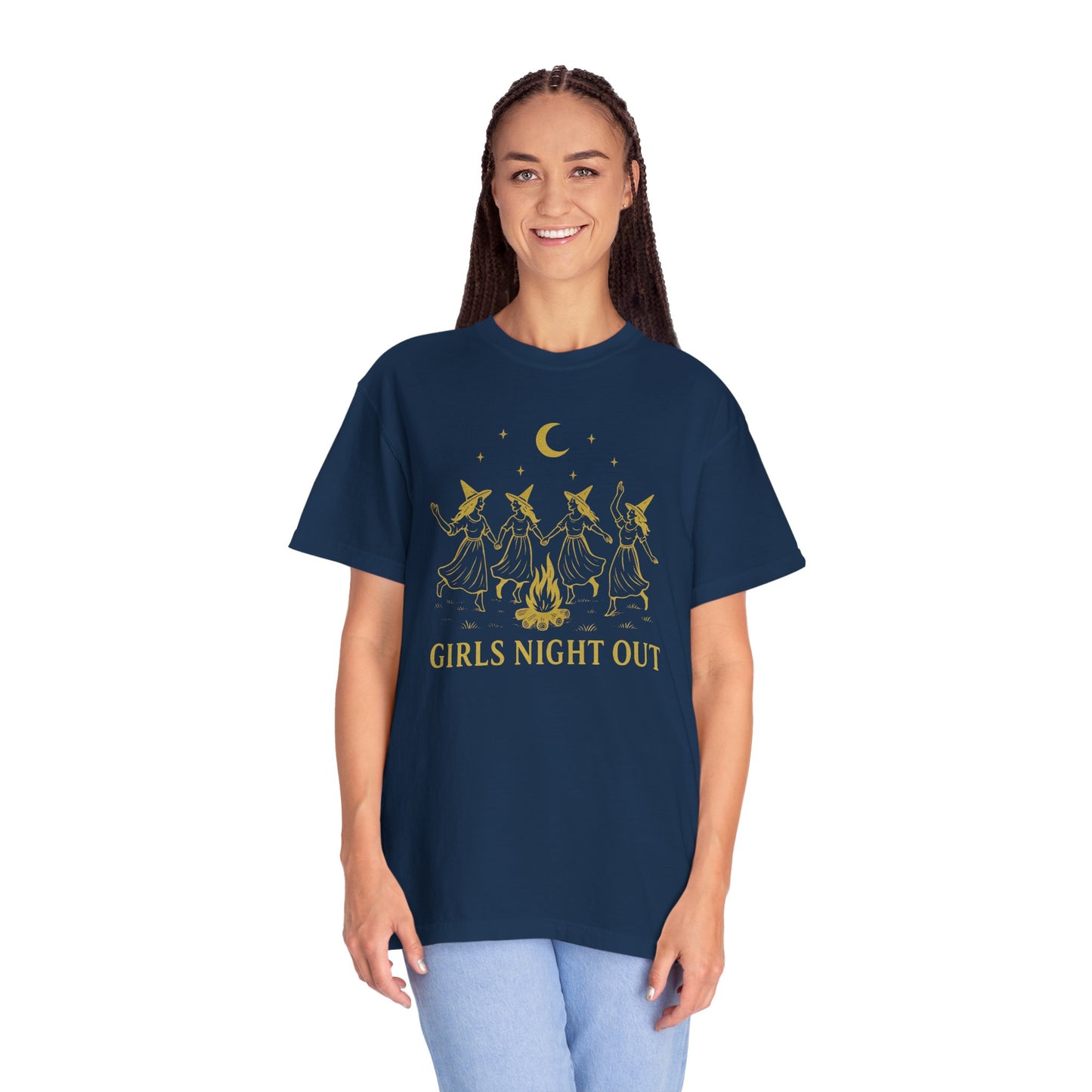 Girls Night Out Witchy Bonfire | Unisex Comfort Colors Tee