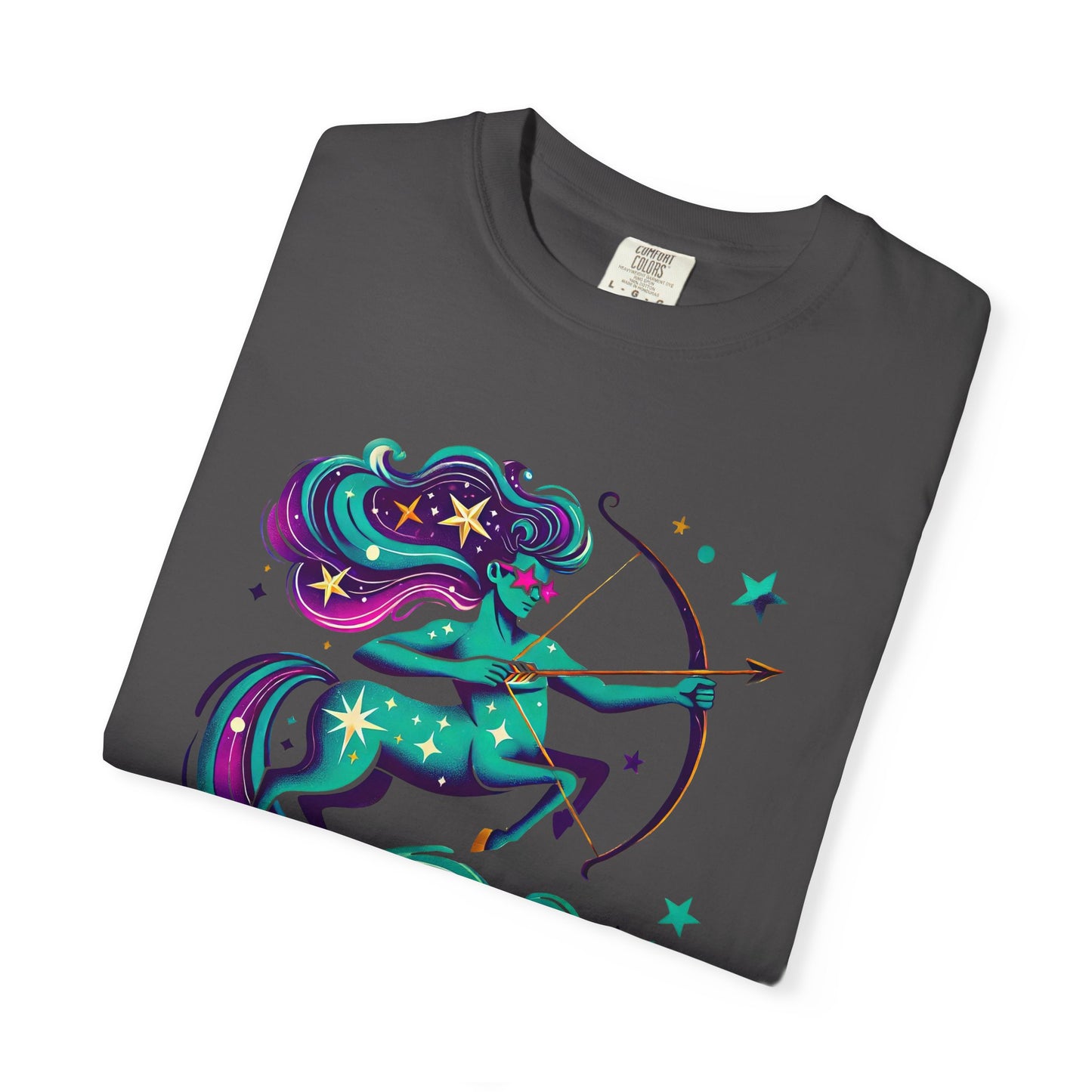 Sagittarius Retro Groovy Centaur -Colorful Zodiac Tee