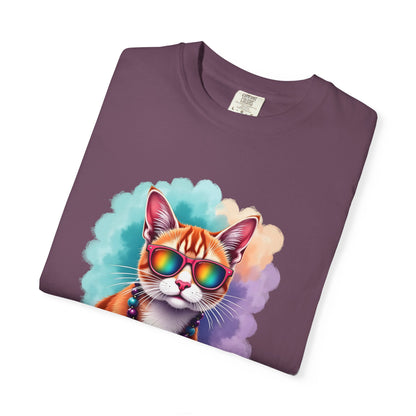 In My Aquarius Era – Rainbow Cat Vibes Tee