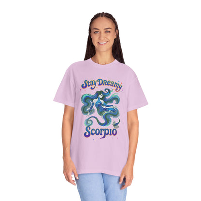 Stay Dreamy Scorpio – Mystical Mermaid Tee for the Celestial Siren