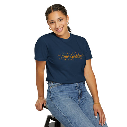 Virgo Goddess – Shimmery Witchy Zodiac Tee