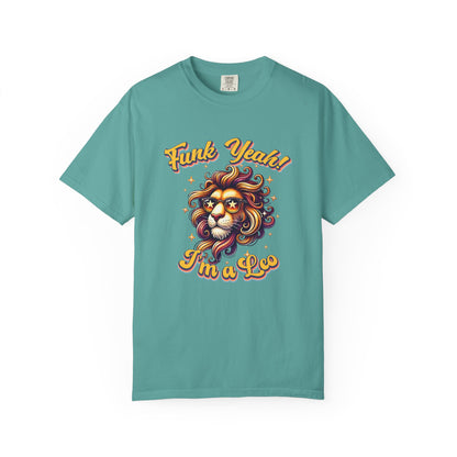 Funk Yeah I’m a Leo- Retro Groovy Lion T-Shirt