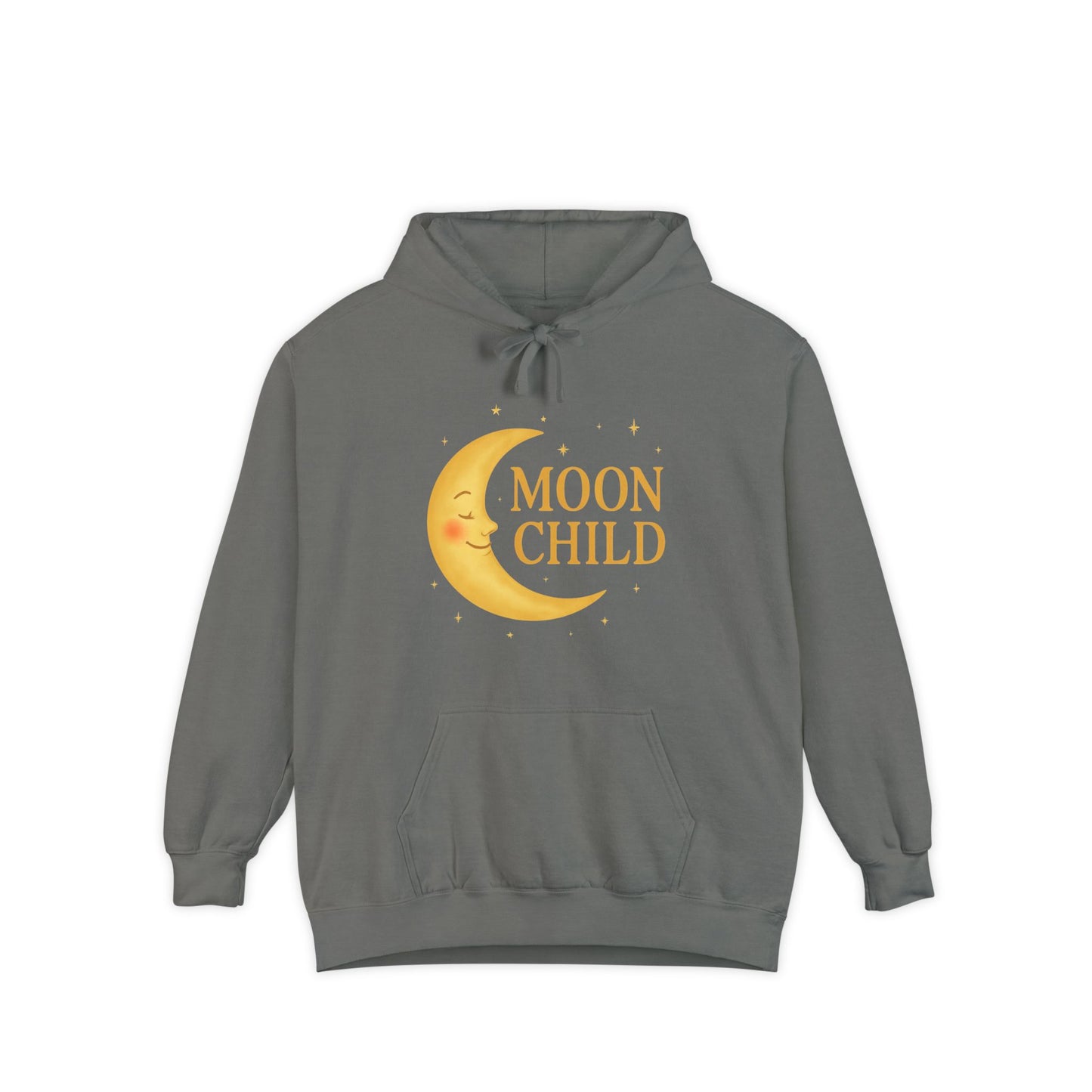 Moon Child Unisex Hoodie – Vibrant Celestial Comfort Colors Midweight Hoodie
