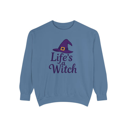 Life’s a Witch Sweatshirt – Funny Witch Hat Pullover